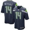Dk Metcalf Seattle Seahawks Nike Game Jersey - Navy - Robokeg