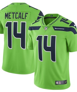 Dk Metcalf Seattle Seahawks Vapor Limited Player Jersey - Neon Green Nfl - Robokeg