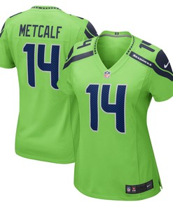 Dk Metcalf Seattle Seahawks Womens Game Jersey - Neon Green Nfl - Robokeg