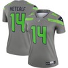 Dk Metcalf Seattle Seahawks Womens Inverted Legend Jersey - Gray Nfl - Robokeg