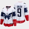 Dmitry Orlov 9 Washington Capitals 2023 Jersey Stadium White Primegreen - Robokeg