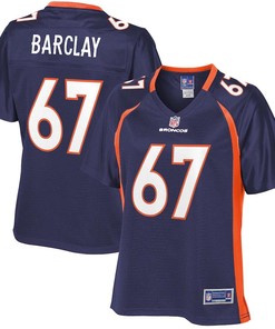 Don Barclay Denver Broncos Nfl Pro Line Womens Alternate Player Jersey - Navy - Robokeg