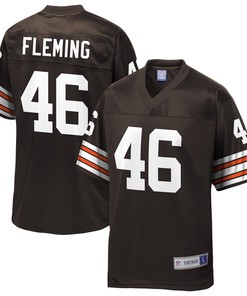 Don Fleming Cleveland Browns Nfl Pro Line Retired Player Jersey - Brown Nfl - Robokeg