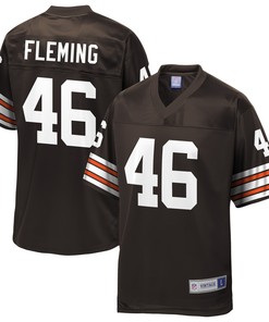 Don Fleming Cleveland Browns Nfl Pro Line Retired Player Jersey - Brown - Robokeg