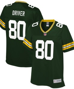 Donald Driver Green Bay Packers Nfl Pro Line Womens Retired Player Jersey - Green - Robokeg