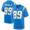 Donald Parham Jr. Los Angeles Chargers Game Jersey - Powder Blue Nfl - Robokeg
