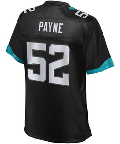 Donald Payne Jacksonville Jaguars Nfl Pro Line Womens Team Player Jersey - Black - Robokeg