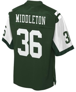 Doug Middleton New York Jets Nfl Pro Line Team Color Player Jersey - Green - Robokeg