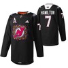 Dougie Hamilton 7 New Jersey Devils 2022 Hispanic Heritage Night Black Jersey Jersey - Robokeg