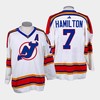 Dougie Hamilton 7 New Jersey Devils 2022-23 Reverse Retro 2.0 White Jersey - Robokeg