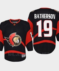Drake Batherson 19 Ottawa Senators 2022 Special Edition 2.0 Retro Youth Jersey Black - Robokeg