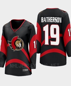 Drake Batherson 19 Ottawa Senators 2022 Special Edition 2.0 Women Breakaway Retro Jersey Black - Robokeg