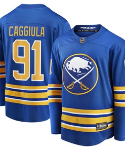 Drake Caggiula Buffalo Sabres Fanatics Branded Home Breakaway Player Jersey - Royal Nhl - Robokeg