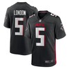 Drake London Atlanta Falcons 2022 Nfl Draft First Round Pick Game Jersey - Black Nfl - Robokeg