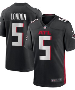 Drake London Atlanta Falcons 2022 Nfl Draft First Round Pick Game Jersey - Black Nfl - Robokeg