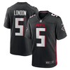 Drake London Atlanta Falcons 2022 Nfl Draft First Round Pick Game Jersey - Black - Robokeg