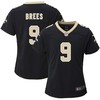 Drew Brees New Orleans Saints Nike Girls Youth Game Jersey - Black - Robokeg