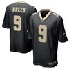 Drew Brees New Orleans Saints Nike Team Color Game Jersey - Black - Robokeg