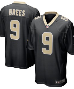 Drew Brees New Orleans Saints Team Color Game Jersey - Black Nfl - Robokeg