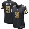 Drew Brees New Orleans Saints Womens Alternate Game Jersey Black Nfl - Robokeg