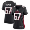 Drew Dalman Atlanta Falcons Womens Game Jersey - Black Nfl - Robokeg