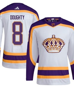 Drew Doughty 8 Los Angeles Kings Reverse Retro 2.0 Jersey - White - Robokeg