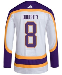 Drew Doughty 8 Los Angeles Kings Reverse Retro 2.0 Jersey - White - Robokeg