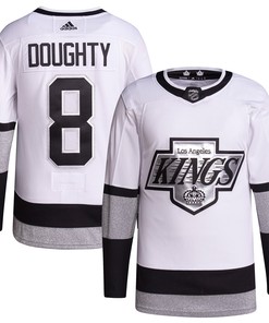 Drew Doughty Los Angeles Kings Adidas 2021/22 Alternate Primegreen Authentic Pro Player Jersey - White Nhl - Robokeg