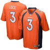 Drew Lock Denver Broncos Game Jersey - Orange Nfl - Robokeg