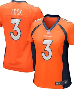 Drew Lock Denver Broncos Womens Game Player Jersey - Orange Nfl - Robokeg