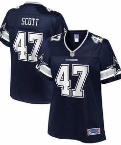 Drew Scott Dallas Cowboys Nfl Pro Line Womens Team Player Jersey - Navy - Robokeg