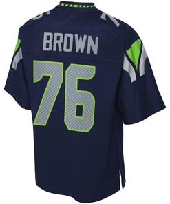Duane Brown Seattle Seahawks Nfl Pro Line Player Jersey - College Navy - Robokeg