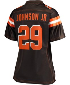Duke Johnson Jr Cleveland Browns Nfl Pro Line Womens Player Jersey - Brown - Robokeg