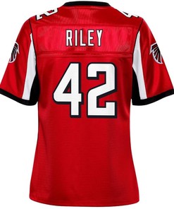 Duke Riley Atlanta Falcons Nfl Pro Line Womens Team Color Player Jersey - Red - Robokeg