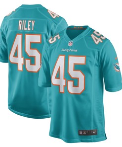 Duke Riley Miami Dolphins Game Jersey - Aqua Nfl - Robokeg