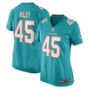 Duke Riley Miami Dolphins Womens Game Jersey - Aqua Nfl - Robokeg