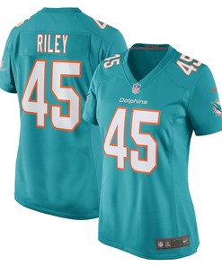 Duke Riley Miami Dolphins Womens Game Jersey - Aqua Nfl - Robokeg