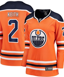 Duncan Keith Edmonton Oilers Fanatics Branded Womens Breakaway Player Jersey - Orange Nhl - Robokeg
