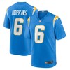 Dustin Hopkins Los Angeles Chargers Game Jersey - Powder Blue Nfl - Robokeg