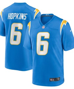 Dustin Hopkins Los Angeles Chargers Game Jersey - Powder Blue Nfl - Robokeg