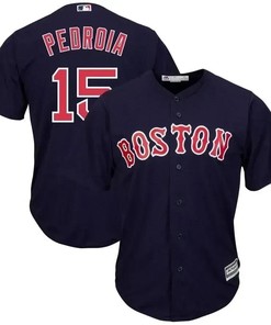 Dustin Pedroia Boston Red Sox Big And Tall Alternate Cool Base Player Jersey - Navy - Robokeg