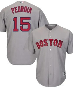 Dustin Pedroia Boston Red Sox Cool Base Player Jersey - Gray - Robokeg