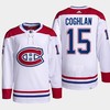 Dylan Coghlan 15 Carolina Hurricanes White Jersey 2022-23 Pro Away PrimeGreen - Robokeg