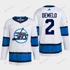 Dylan DeMelo 2 Reverse Retro 2.0 2022 Winnipeg Jets White Jersey Primegreen - Robokeg