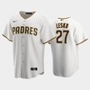 Dylan Lesko 27 2022-23 Draft San Diego Padres White Brown Home Jersey - Robokeg