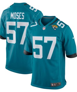 Dylan Moses Jacksonville Jaguars Game Jersey - Teal Nfl - Robokeg