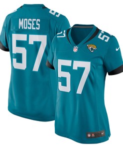 Dylan Moses Jacksonville Jaguars Womens Game Jersey - Teal Nfl - Robokeg