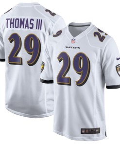 Earl Thomas Baltimore Ravens Nike Game Jersey - White - Robokeg