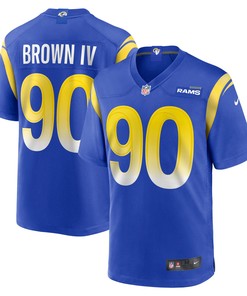Earnest Brown Iv Los Angeles Rams Game Player Jersey - Royal Nfl - Robokeg
