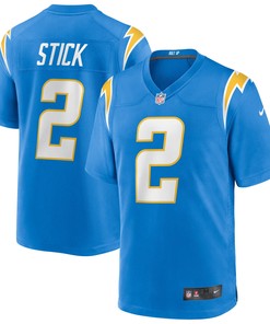 Easton Stick Los Angeles Chargers Game Jersey - Powder Blue Nfl - Robokeg